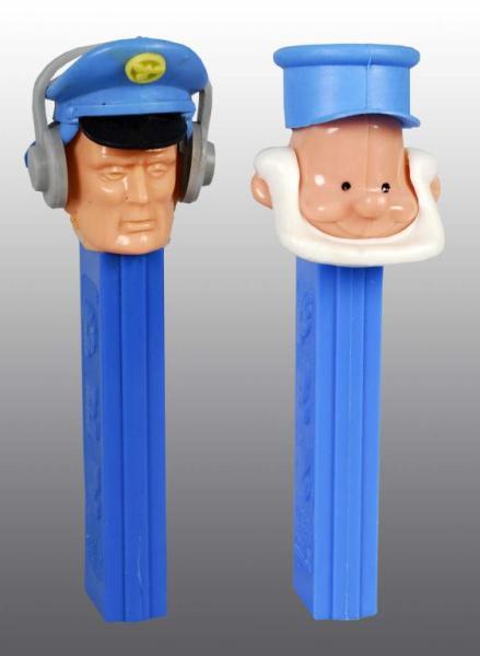 Appraisal: Lot of Pez Dispensers Description Includes Pilot and Sailor Condition