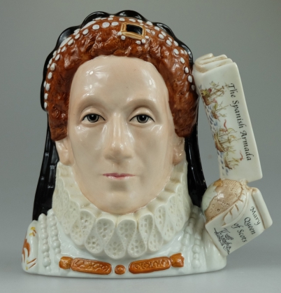 Appraisal: Royal Doulton large character jug Queen Elizabeth I D Character