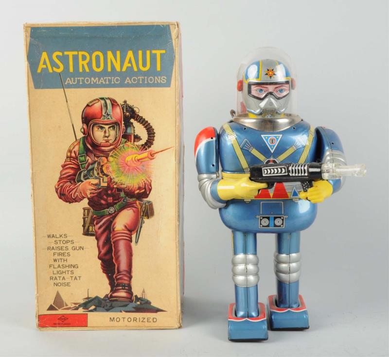 Appraisal: Japanese Tin Litho Cragstan Astronaut O B Battery - Operated