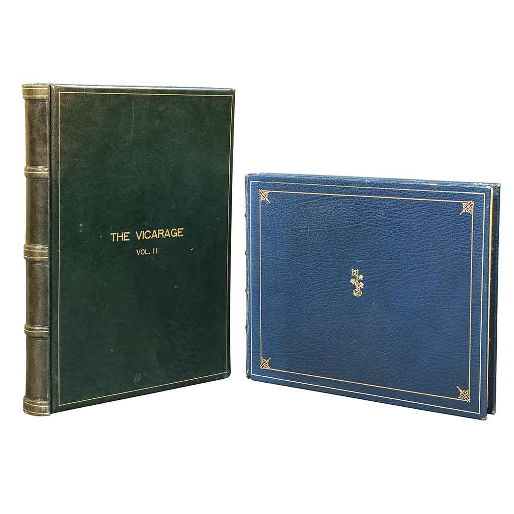 Appraisal: FAIRBANKS DOUGLAS JR Two guest books for Douglas Fairbanks's house