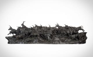 Appraisal: HARRY JACKSON - Stampede bronze inches high inscribed in base