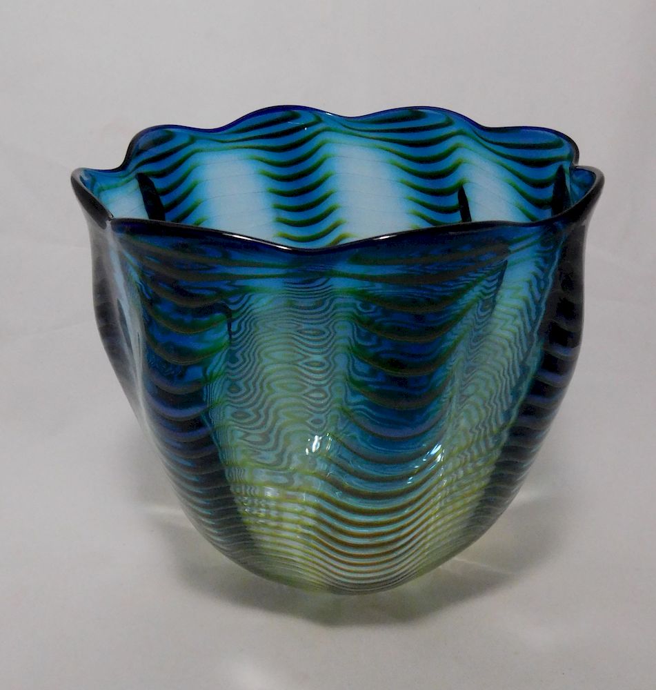 Appraisal: Dale Chihuly glass vase Dale Chihuly American - - Portland