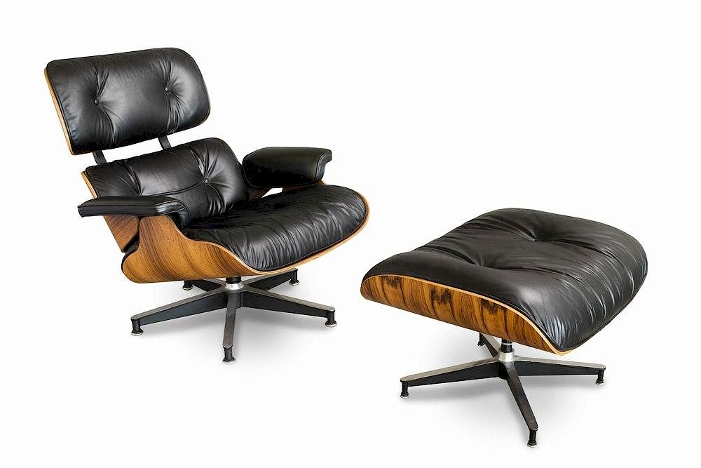 Appraisal: Charles and Ray Eames Designed Lounge Chair and Ottoman Charles