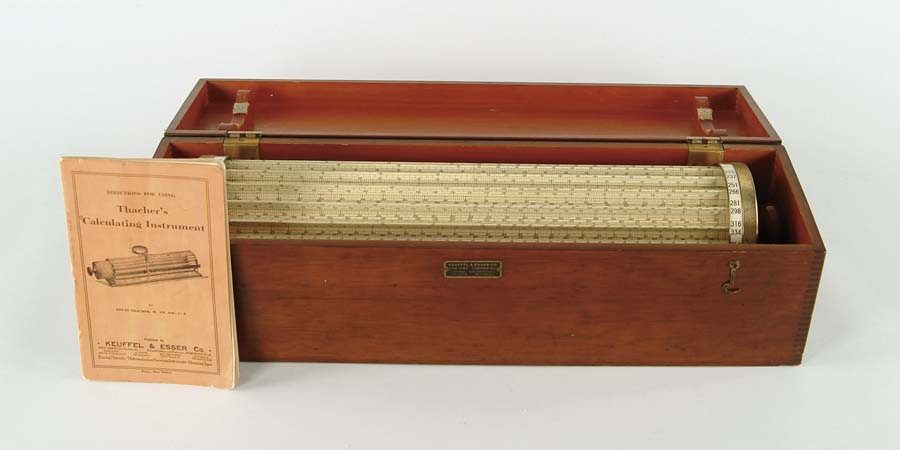 Appraisal: RARE THACHER S CALCULATOR BY KEUFFEL ESSER NEW YORK MODEL