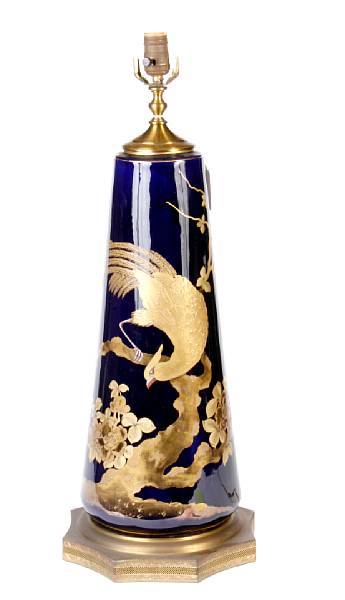 Appraisal: A Chinese vase now as a lamp height of vase