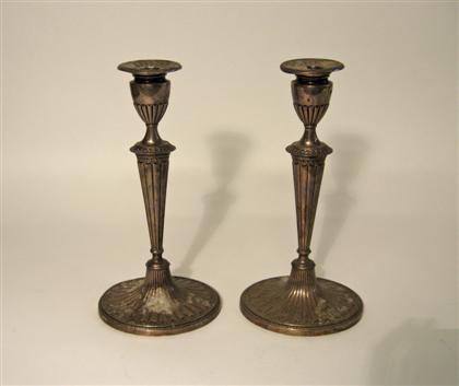 Appraisal: Pair of Gorham sterling silver candlesticks circa Each with a