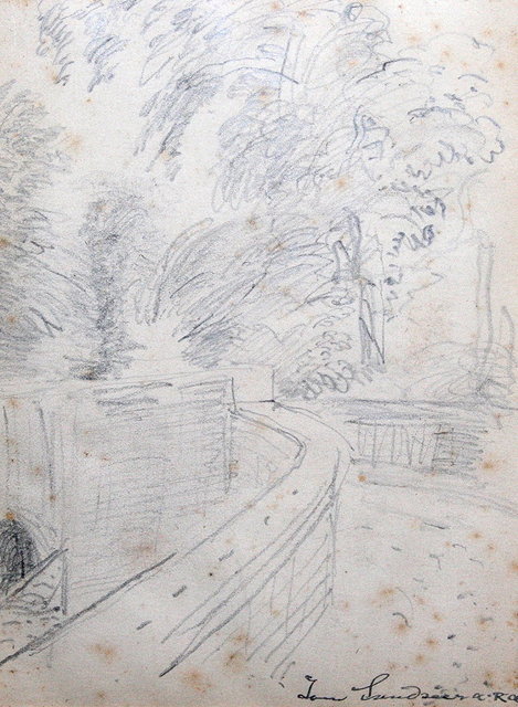 Appraisal: A MIXED LOT OF TH CENTURY PENCIL DRAWINGS mainly topographical