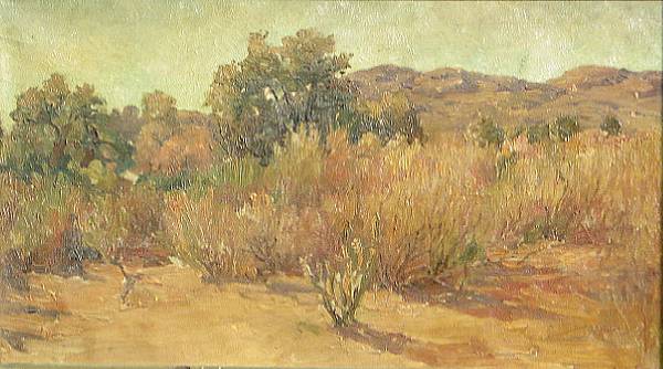 Appraisal: Charles A Fries American - Late Afternoon in the Desert