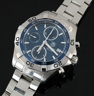 Appraisal: A Gents Tag Heuer Aquaracer Chronograph wristwatch Recent Automatic fully