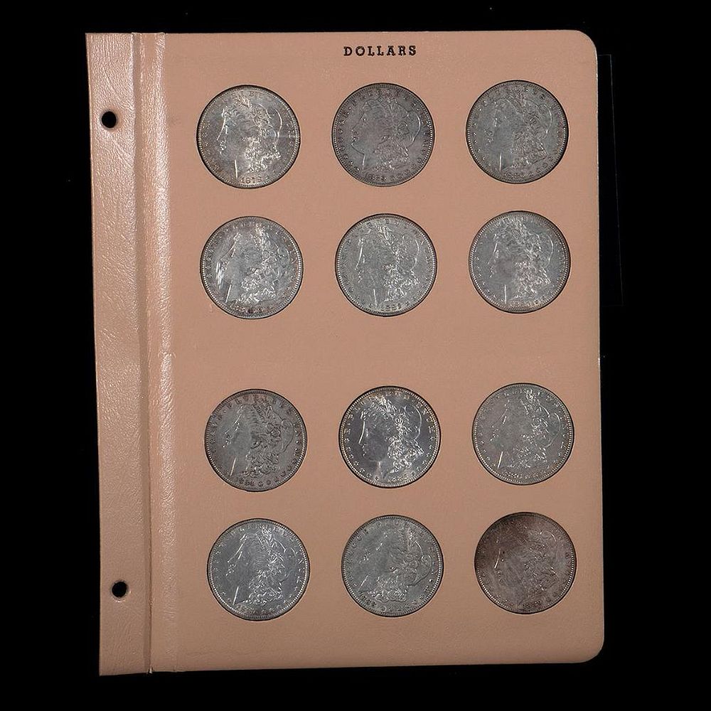 Appraisal: Thirty-Five Morgan Peace and Eisenhower Silver Dollars Twenty Five Morgan