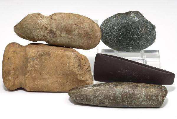 Appraisal: A COLLECTION OF PREHISTORIC STONE TOOLSThe collection of celts and