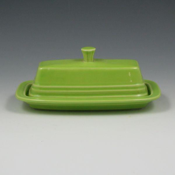 Appraisal: Original case of twelve Fiesta covered butter dishes in Chartreuse