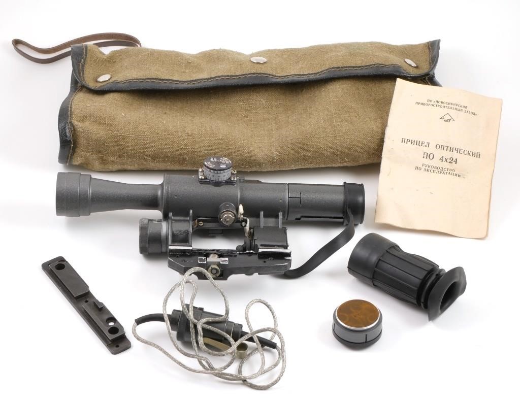 Appraisal: Vintage as-new Russian sniper scope From militaria collection Appears never