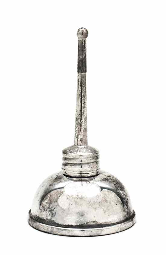 Appraisal: A Sterling Silver Vermouth Oil Can Tiffany Co marked Tiffany