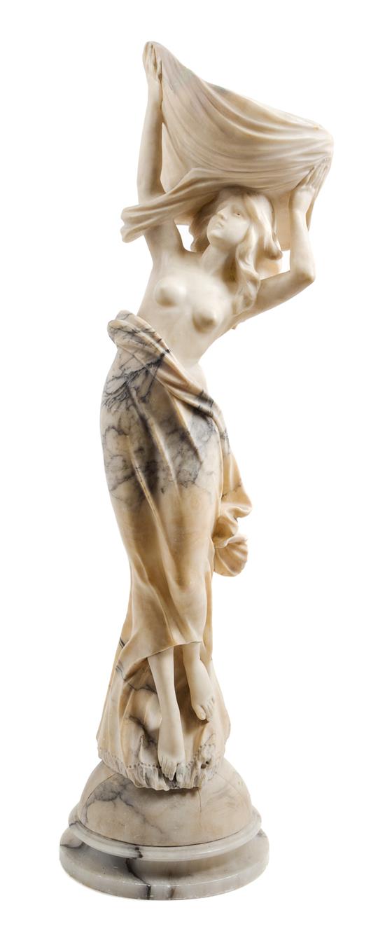 Appraisal: Sale Lot Artist Unknown Italian Circa Dancer marble Height inches