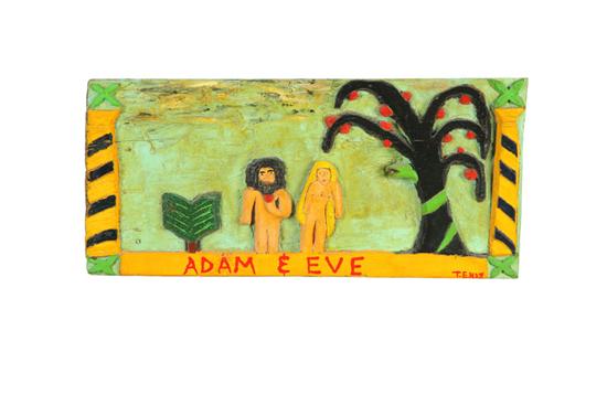 Appraisal: ADAM EVE BY T E HAY COLUMBUS OHIO TH CENTURY