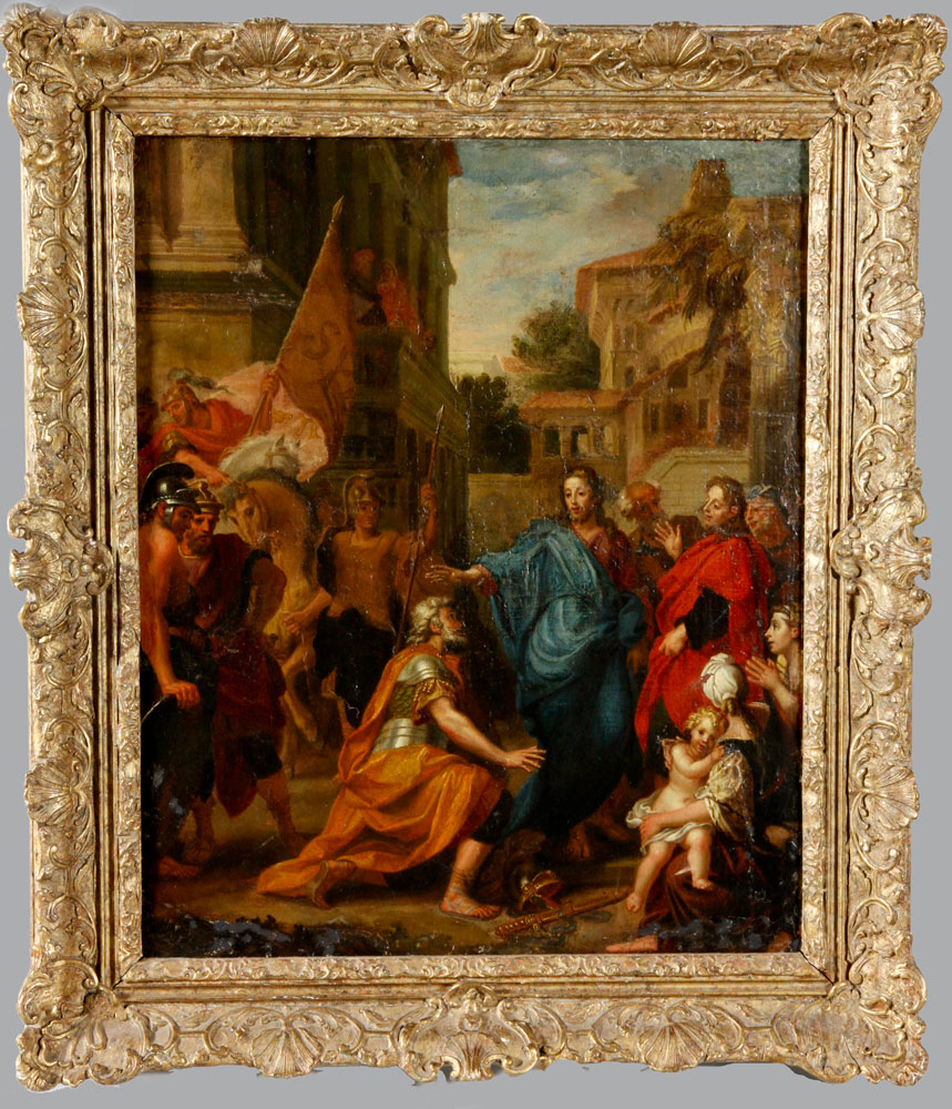 Appraisal: - Attr Ricci Christ and the Centurion O C Attributed