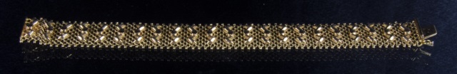 Appraisal: K Gold Mesh BraceletExcellent condition Troy oz L x W