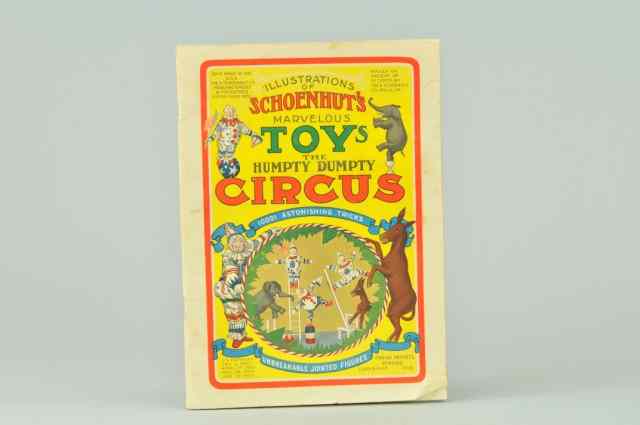 Appraisal: SCHOENHUT TOY CATALOG Colorful cover interior depicts the latest products