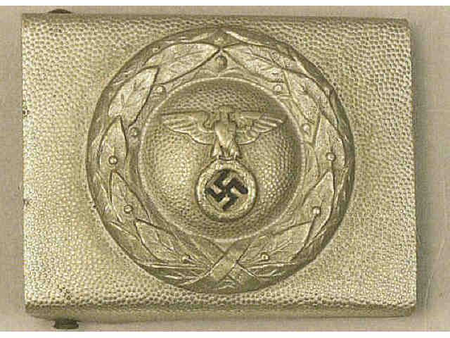 Appraisal: Nazi Reich ban Police Railway officer's buckle extremely rare artifact