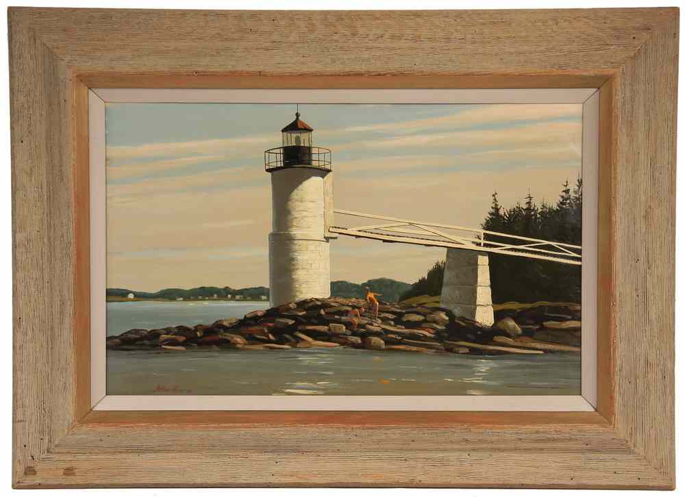 Appraisal: OOC - Depicting Marshall Point Lighthouse Port Clyde ME by