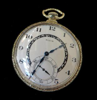 Appraisal: Elgin Pocket Watch Elgin Pocket Watch In an open faced