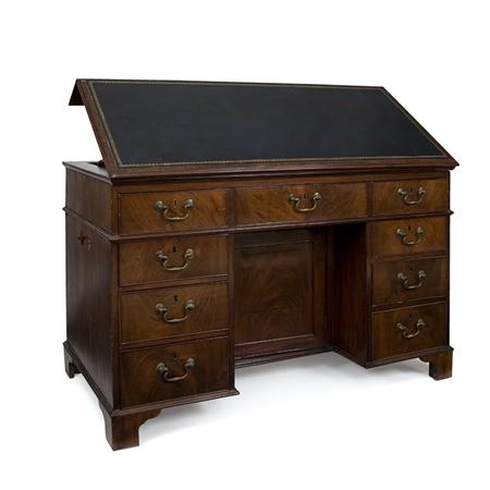 Appraisal: George III Mahogany Architect's Desk Estimate -