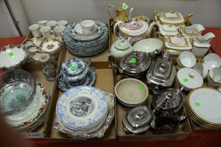 Appraisal: Eight box lots of porcelain and china to include Choisy-le-Roi