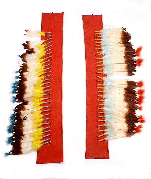 Appraisal: 's Wild West Show Feather Lined Leggings For your bidding