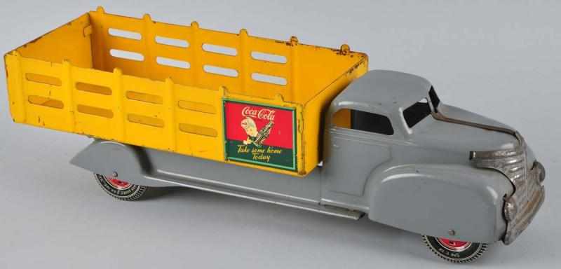 Appraisal: s - s Marx Sprite Boy Coca-Cola Truck Toy Description