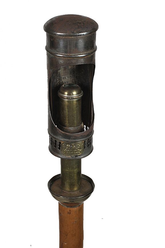 Appraisal: Leerie Lamp Lighter System Cane Late th Century- A patented