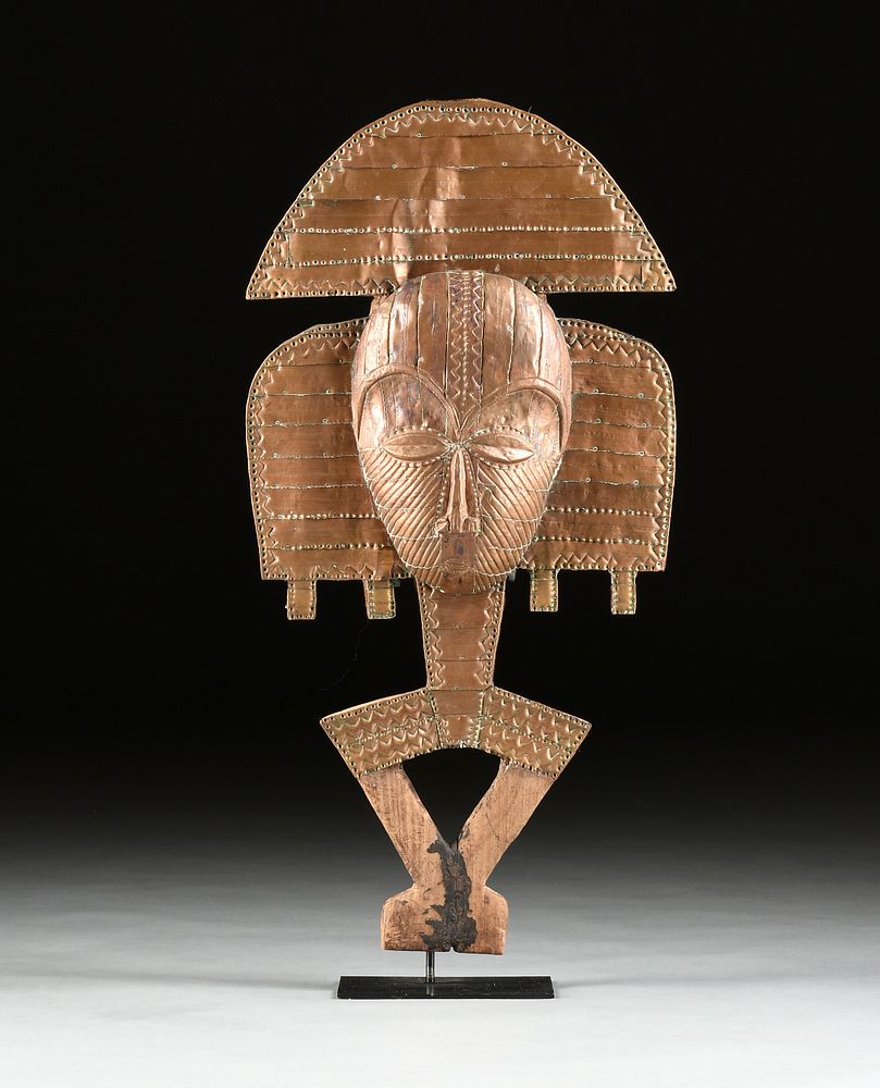 Appraisal: A KOTA RELIQUARY FIGURE GABON REPUBLIC OF THE CONGO TH