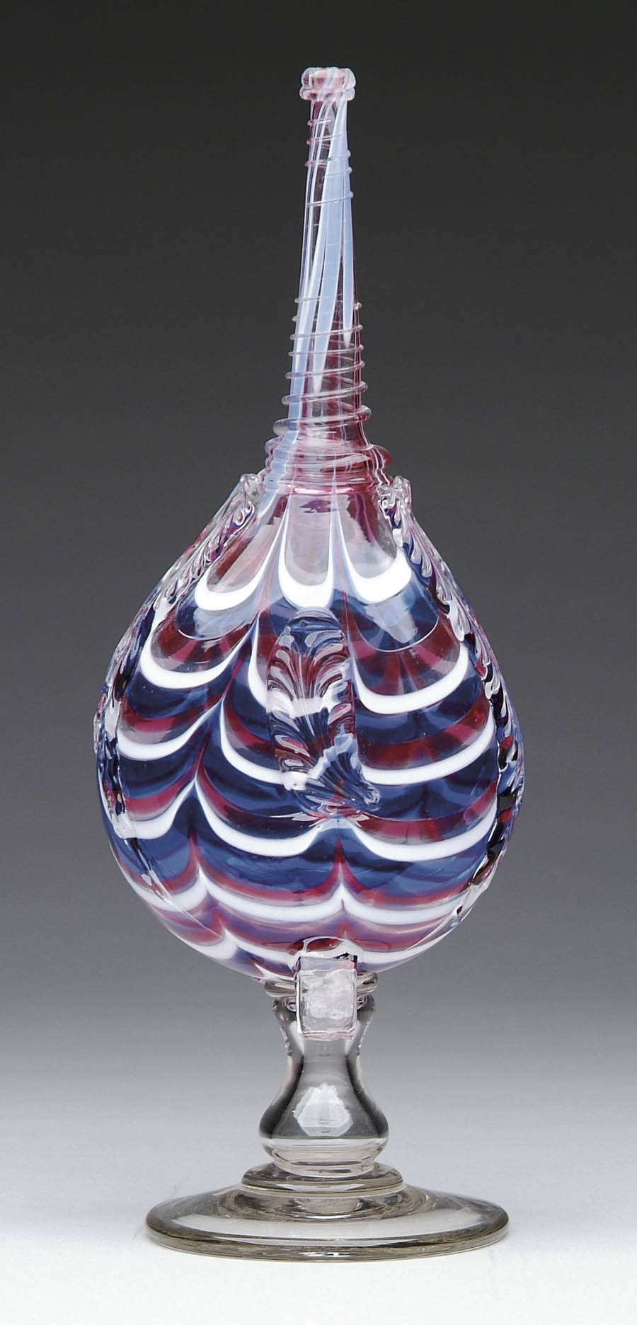 Appraisal: ART GLASS VASE Very unusual hand blown art glass vase