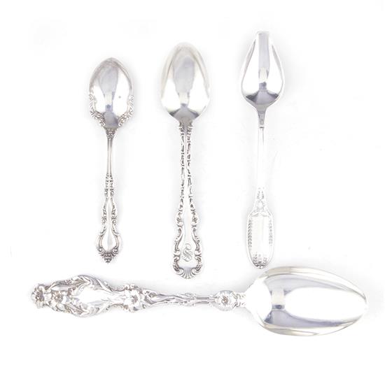 Appraisal: American sterling flatware Towle including Canterberry ice cream forks L