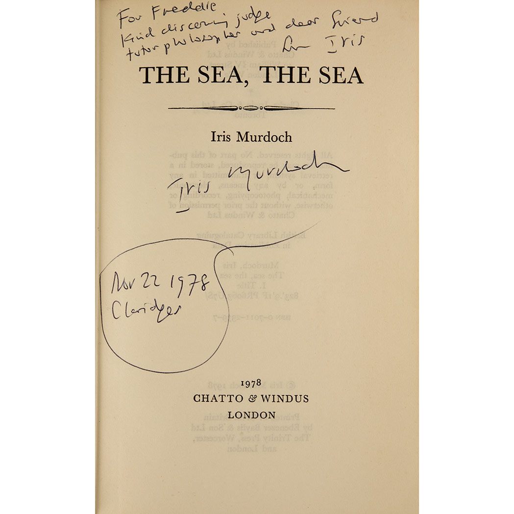 Appraisal: MURDOCH IRIS Group of three inscribed works including The Sea