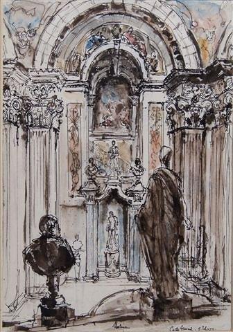 Appraisal: PAUL AYSHFORD LORD METHUEN - - Castle Howard Interior No