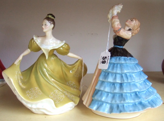 Appraisal: Two Royal Doulton figures Susan H N and Lyne H