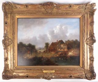 Appraisal: Patrick Nasmyth Landscape with Cottage Patrick Nasmyth English - Oil