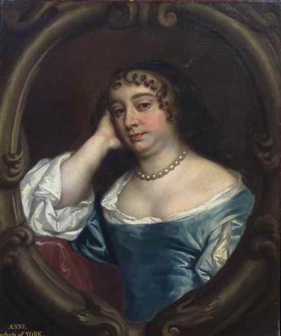 Appraisal: Attributed to Sir Peter Lely British - Portrait of Anne