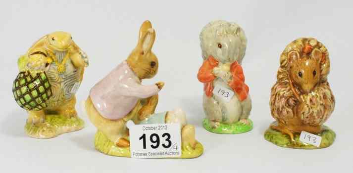 Appraisal: Beswick Beatrix Potter Figures Mr Benjamin Bunny and Peter Rabbit