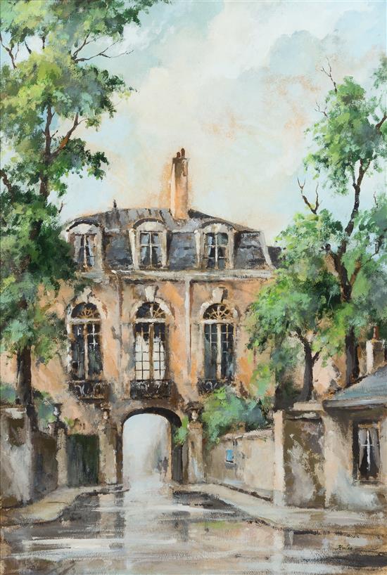 Appraisal: Sale Lot John Hulse American th Century Chateau de Ternes