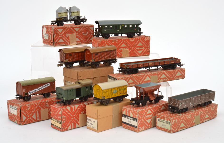 Appraisal: COLLECTION OF MARKLIN GERMANY ROLLING STOCK INCLUDING ST ST ST