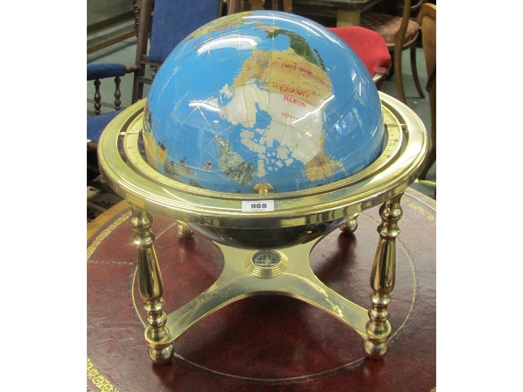 Appraisal: Table top world globe