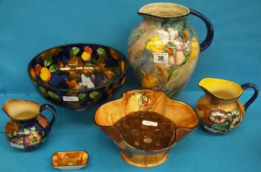 Appraisal: A Collection of H K Hand Painted Pottery comprising Lucious