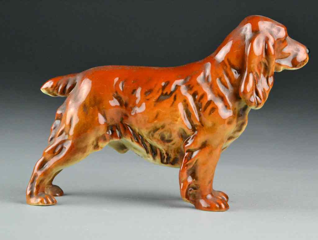 Appraisal: Goebel Irish Setter Porcelain FigurineIrish setter in pointing position ''