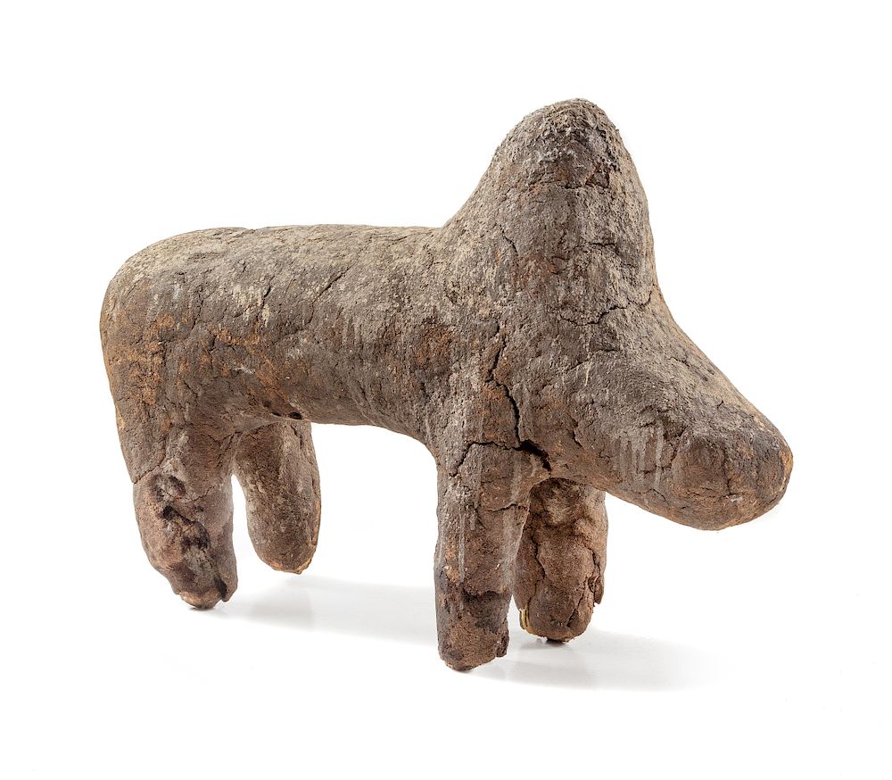 Appraisal: A Bamana Boli Figure A Bamana Boli Figure Height x