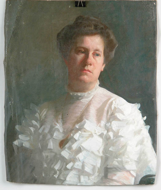 Appraisal: WILL ROWLAND DAVIS American - WOMAN IN WHITE DRESS Unframed