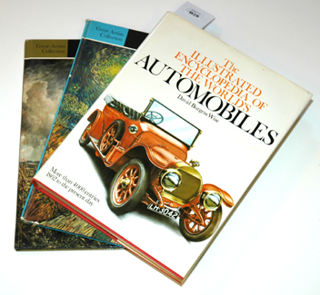 Appraisal: THREE HARD COVERS INCLUDING ART REFERENCE AND AUTOMOBILES