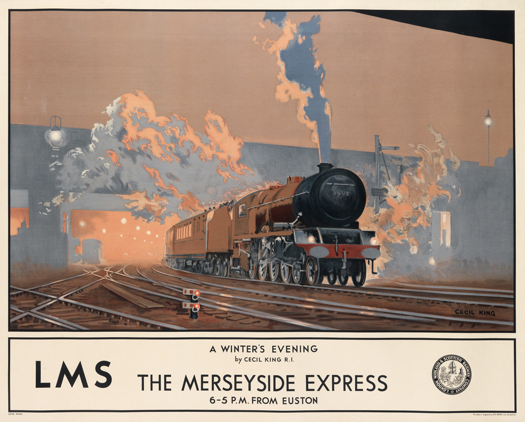 Appraisal: CECIL KING - LMS THE MERSEYSIDE EXPRESS Circa x inches