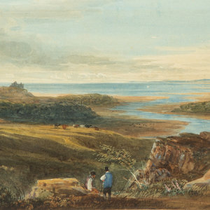 Appraisal: Joseph Murray Ince British - Harlech Castle and the Irish